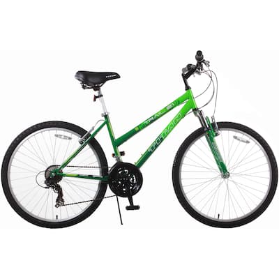 Trail 21-speed Green Suspension Women's Mountain Bike