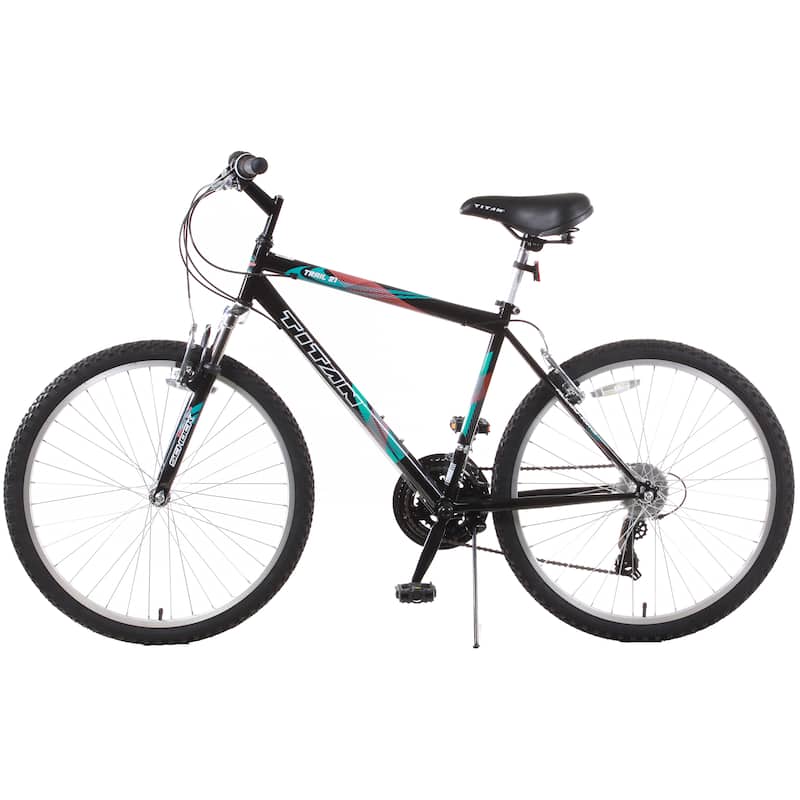 Trail 21-speed Black Suspension Men's Mountain Bike