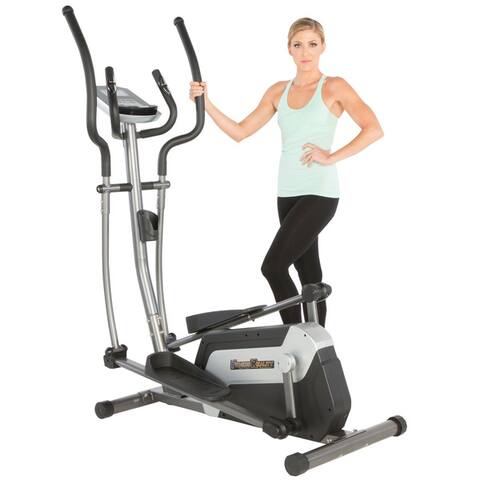 Fitness Reality E5500XL Magnetic Elliptical with Workout Programs - grey