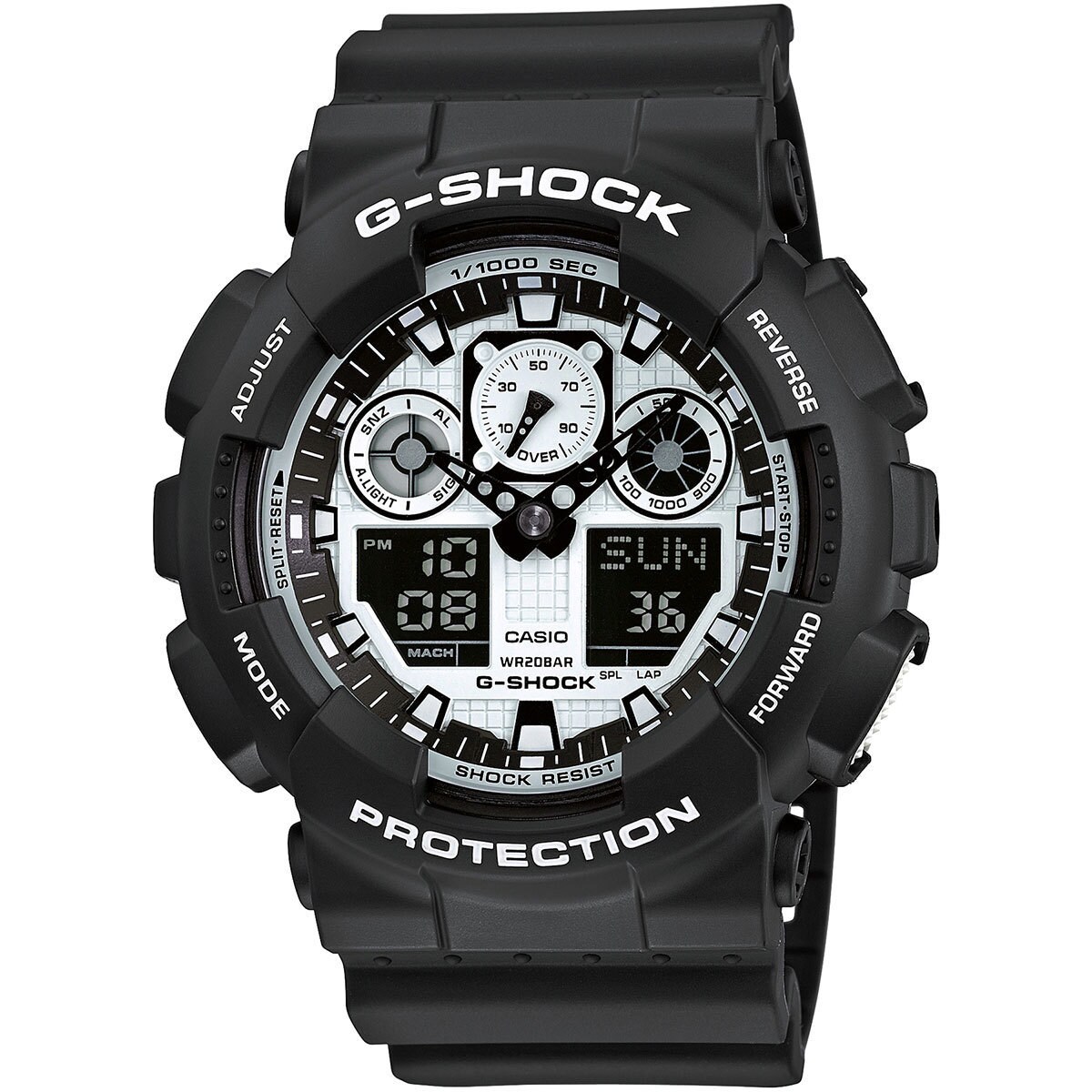casio 24 hour analog watch