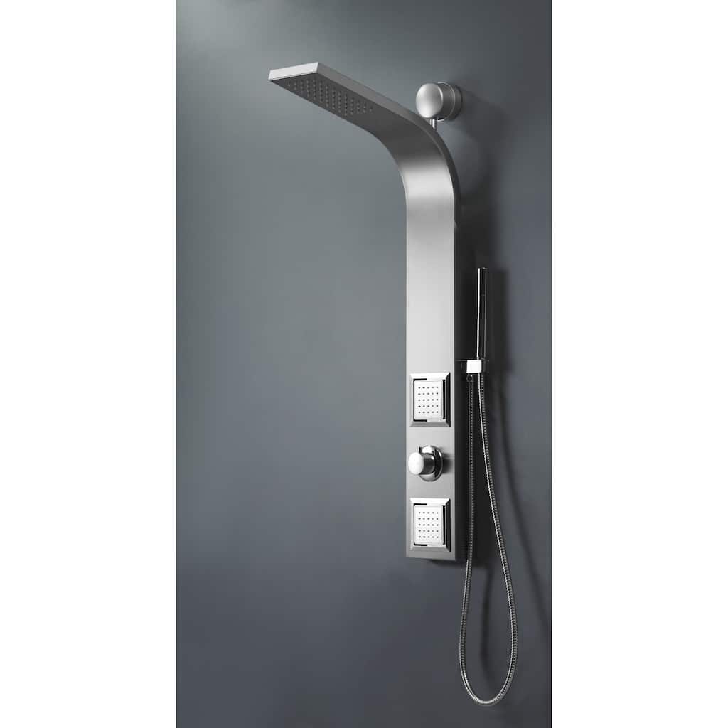 Valore VS-1205 Easy Install Shower Panel - Silver