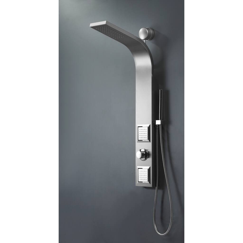 Valore VS-1205 Easy Install Shower Panel - Silver
