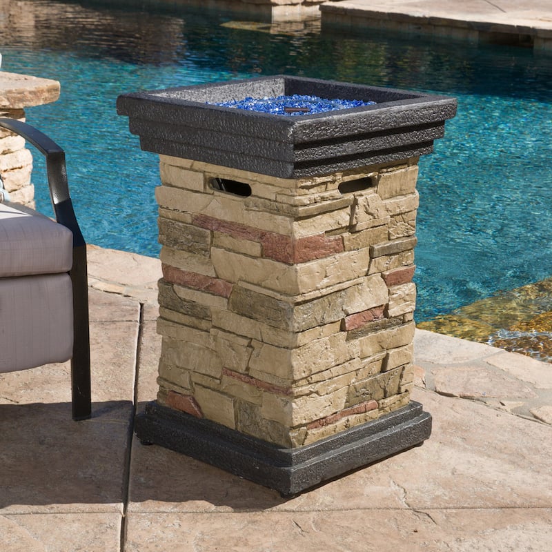 Chesney Outdoor Fire Column by Christopher Knight Home