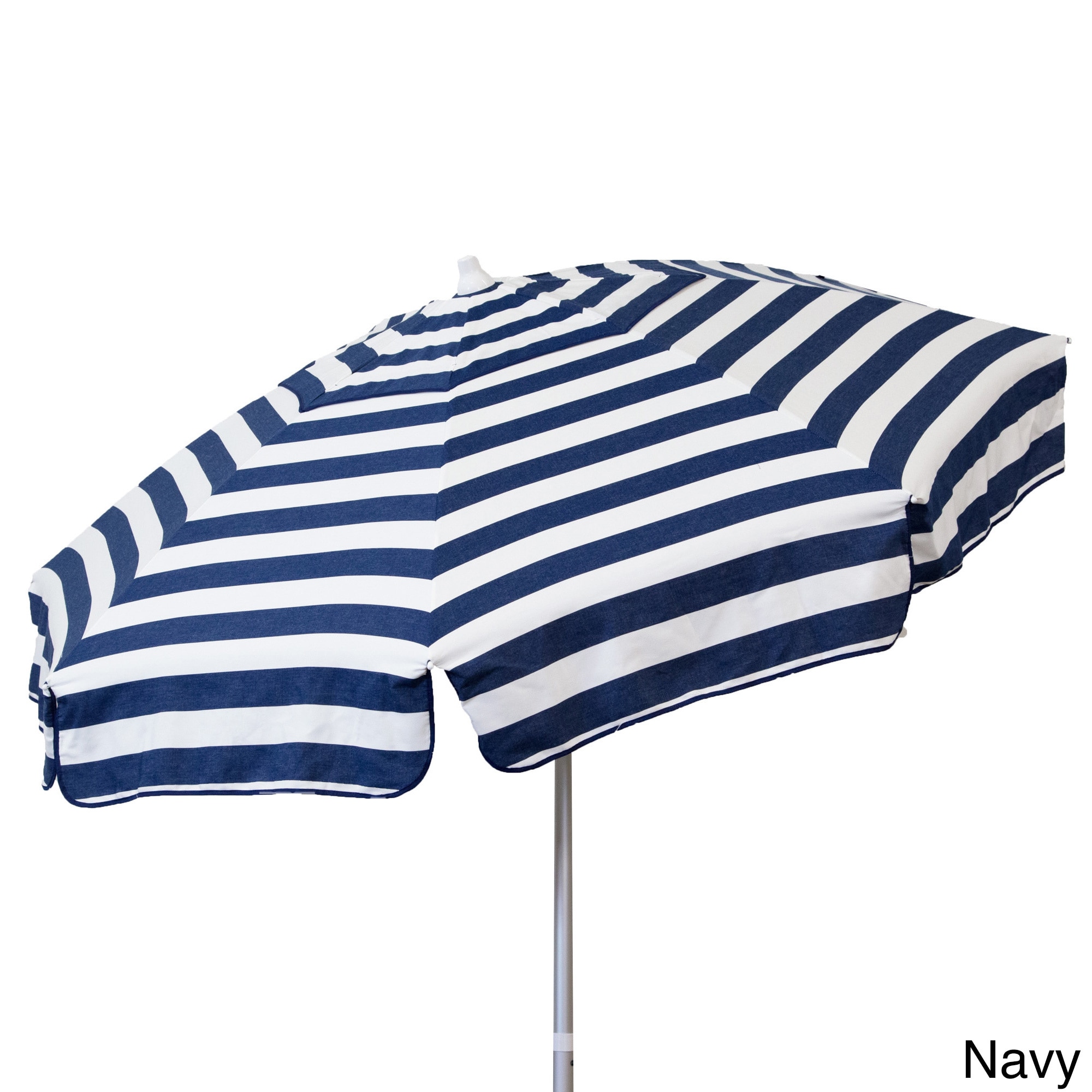 6 Navy Blue And White Stripe Patio Umbrella Canopy Shade Deck Picture 5 Of 8