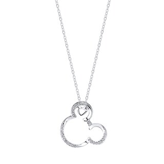 Top Product Reviews For Disney Silver Overlay And Crystal Mickey Disney Silver Overlay And Crystal Mickey Mouse Necklace