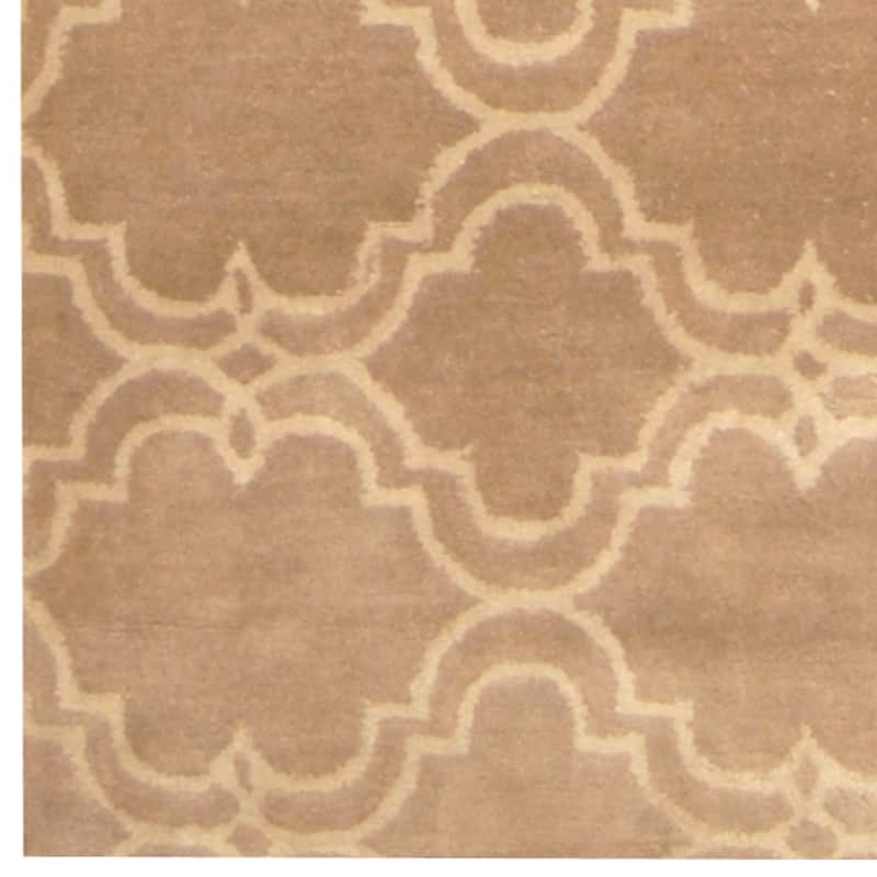 Handmade Tibetan Wool Runner (India) - 2'4 x 12'