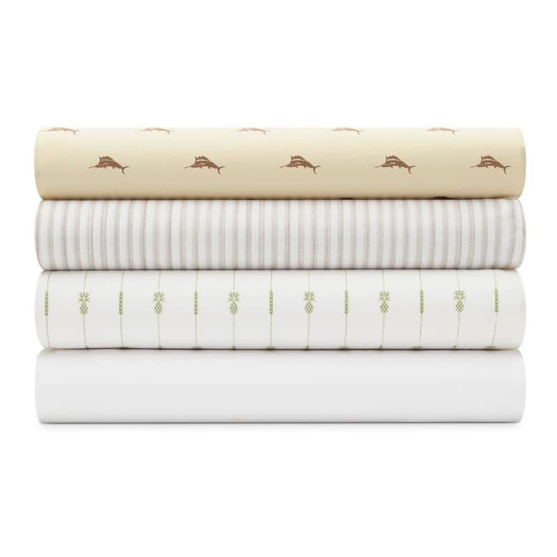 Tommy Bahama Cotton Percale Bed Sheet Sets