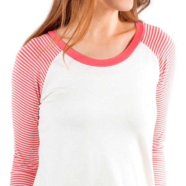 women's striped baseball shirt