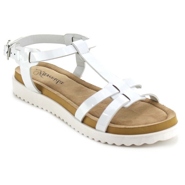 Shop Atrevida Perah-06 Women's T-strap Flat Sandals - Free Shipping On ...