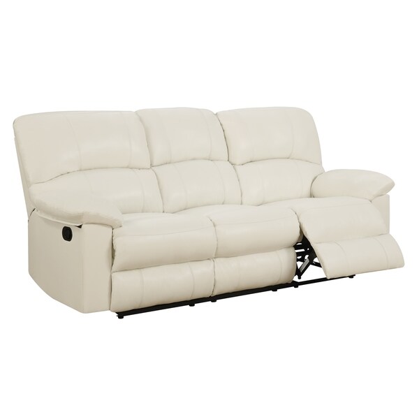 White Reclining Sofa