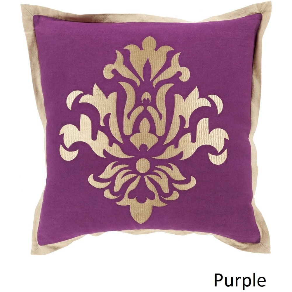 Decorative East 22-inch Poly or Feather Down Filled Throw Pillow