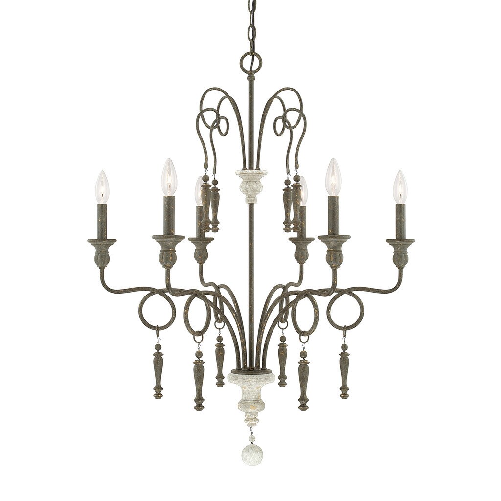 Sofia 6-light French Country Chandelier - Chandeliers For Bedrooms by Overstock.com