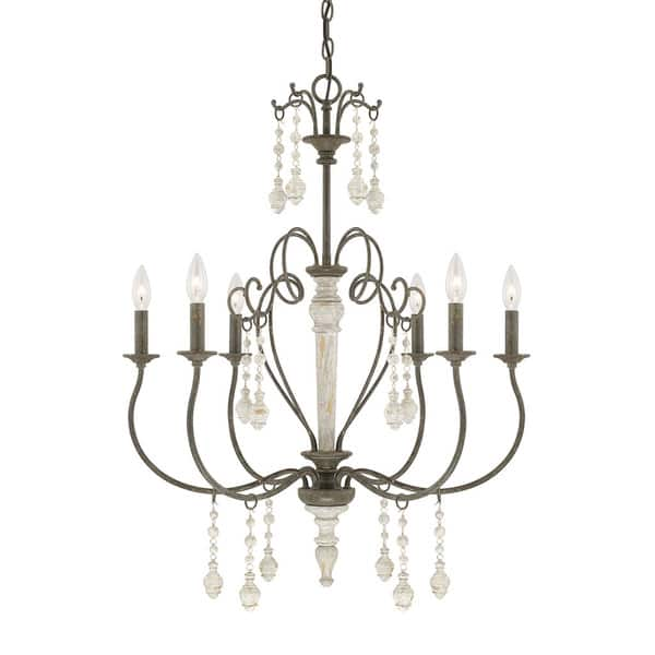 slide 1 of 1, Sofia 6-light French Country Chandelier