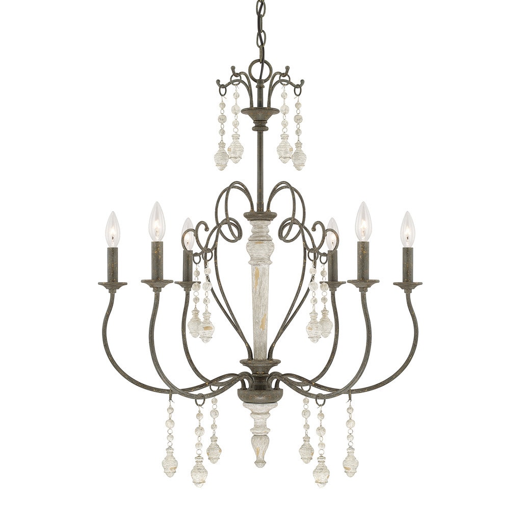 Sofia 6-light French Country Chandelier - Chandeliers For Bedrooms by Overstock.com