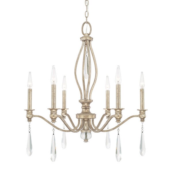 Austin Allen Company Layla Collection 6 Light Mystic Austin Allen Company Layla Collection 6 Light Mystic Chandelier