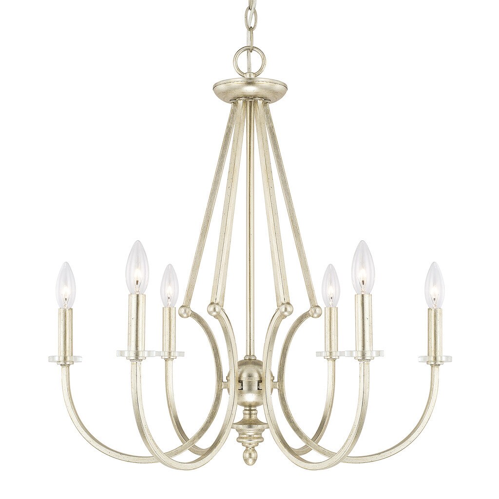 Austin Allen & Company Harper Collection 6light Winter Gold Chandelier Free Shipping Today