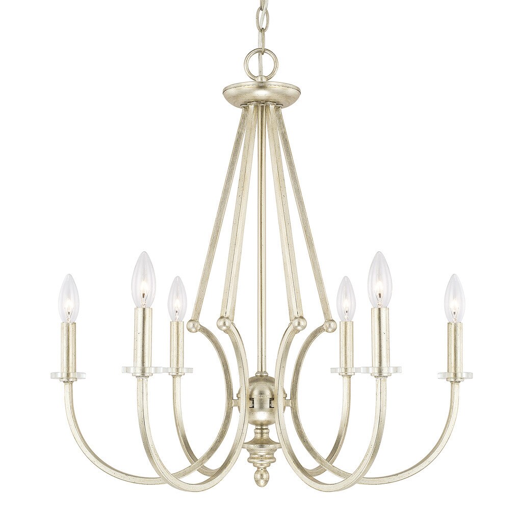 Harper 6-light Winter Gold Chandelier - Winter Gold - Chandeliers For Bedrooms by Overstock.com