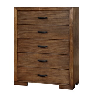 Hearthstone Rustic Oak 5-drawer Chest - 15261019 - Overstock.com ...