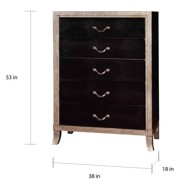 Shop Furniture Of America Rord Contemporary Black Faux Leather