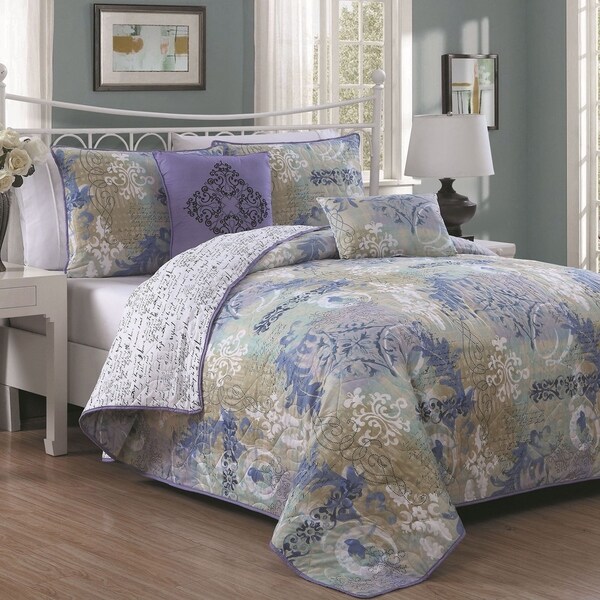 Shop Avondale Manor Delaney 5-piece Quilt Set - Overstock - 11442068