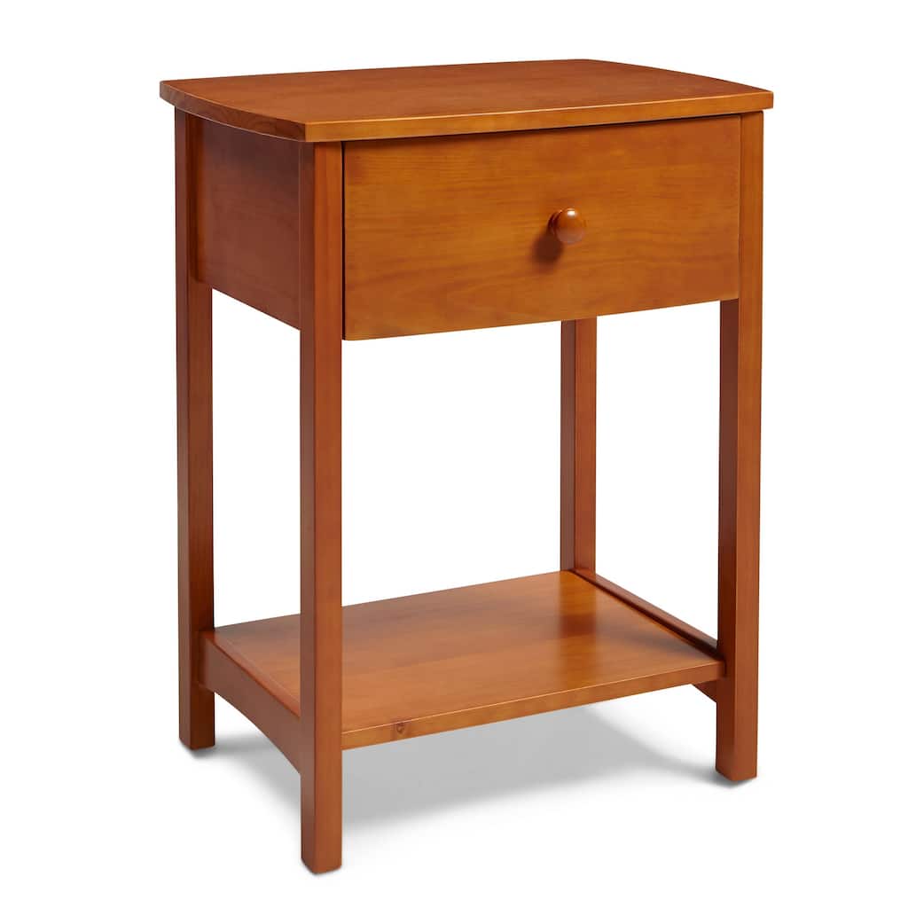Rize Solid Wood Golden Oak Nightstand