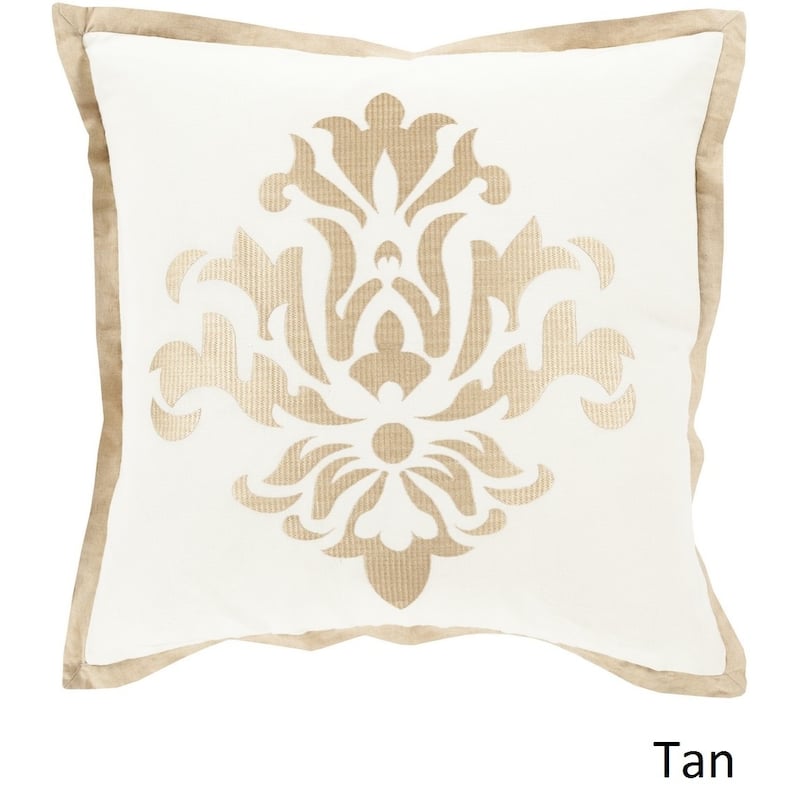 Decorative East 20-inch Poly or Feather Down Filled Throw Pillow