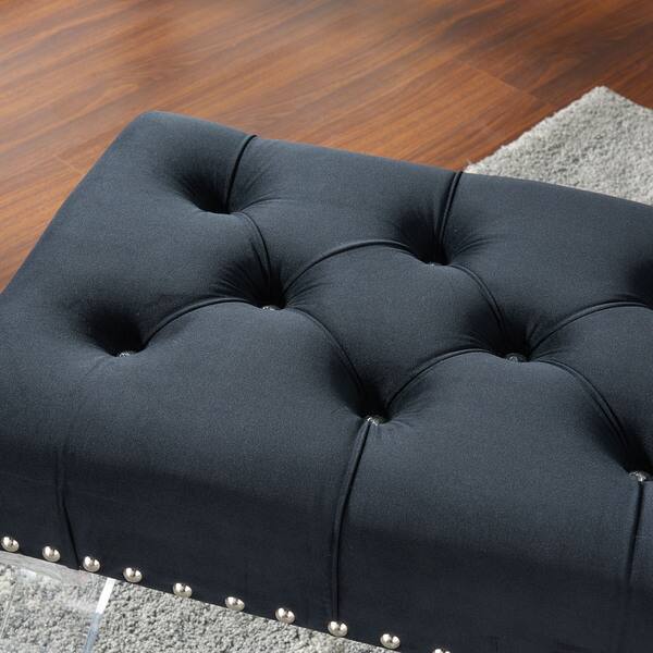 Shop Caden Velvet Double Bench Free Shipping Today Overstock