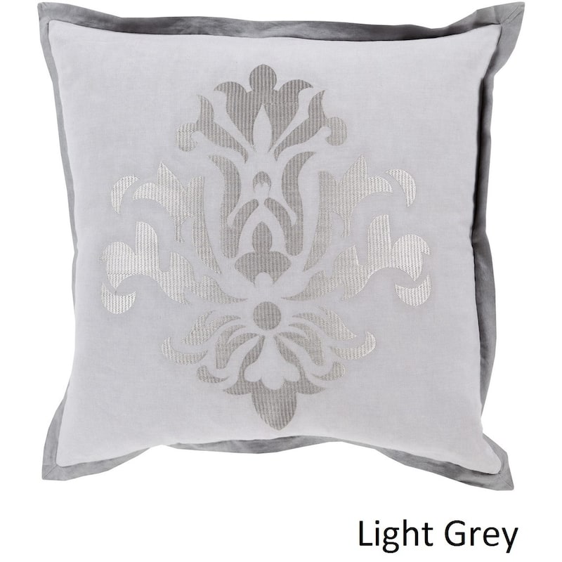 Decorative East 18-inch Poly or Feather Down Filled Throw Pillow