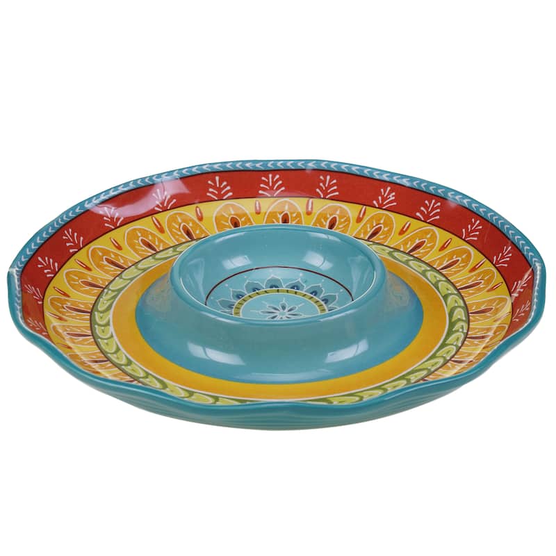 Certified International Valencia Chip and Dip 13.25-inch