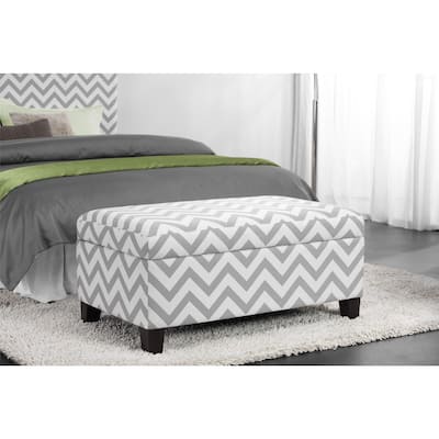 Dorel Living Chevron Storage Ottoman