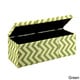 preview thumbnail 4 of 13, Furniture of America Gede Contemporary Fabric Life-top Storage Bench Green