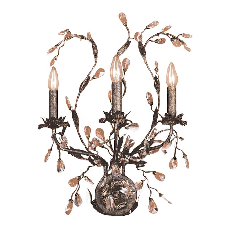 Elk Home Circeo Deep Rust 17 Inch Wide 3 Light Sconce
