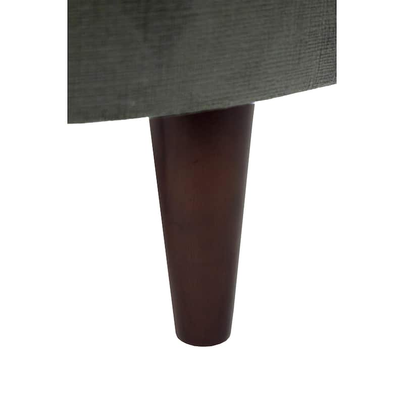 MJL Furniture Sophia ENNIS Round Upholstered Ottoman