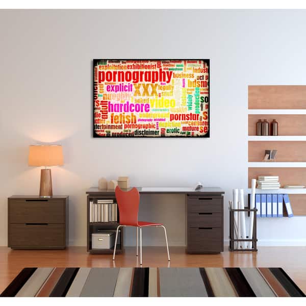 Shop Pop Art Adult Entertainment Industry Gallery Wrapped Canvas Wall Art Overstock 11446832