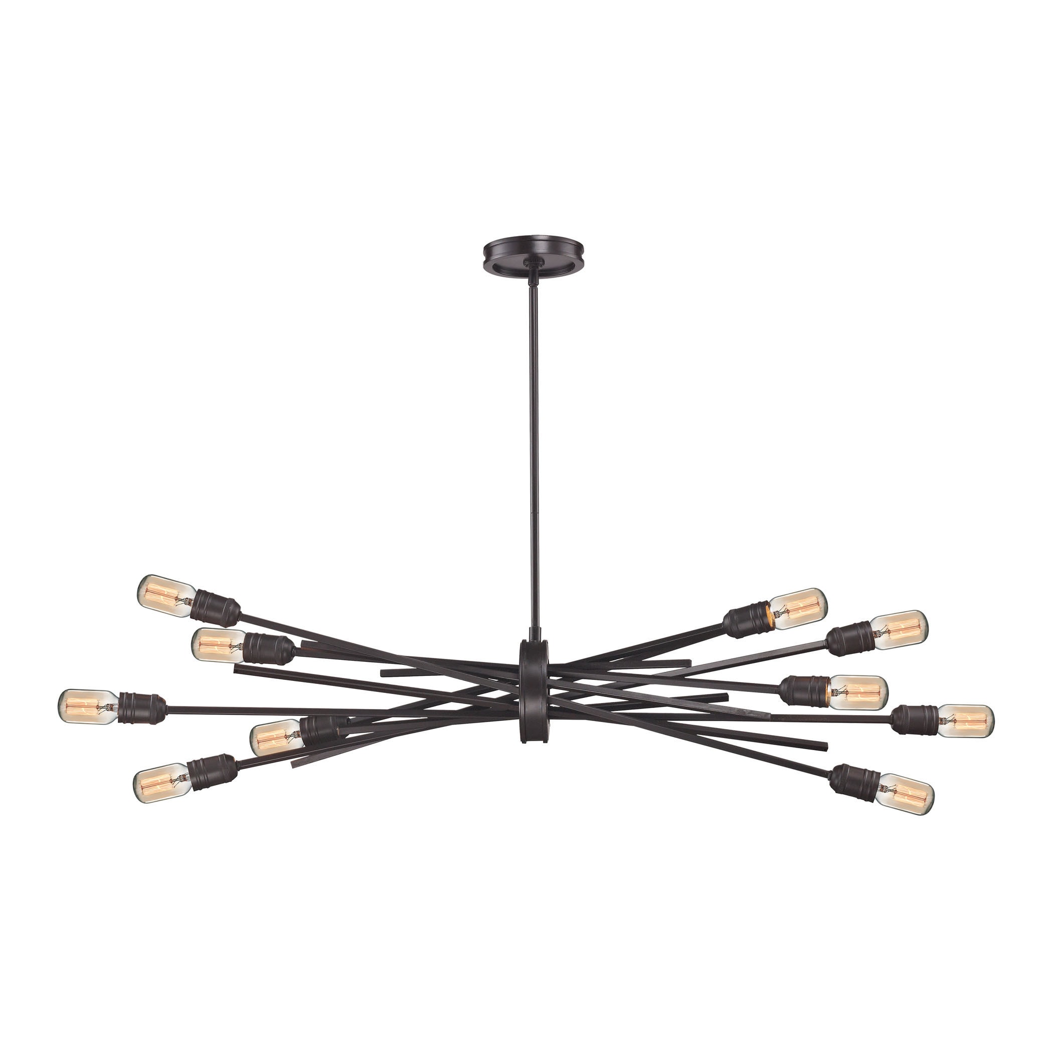 Elk Xenia 10-light Chandelier in Oil Rubbed Bronze (Oil Rubbed Bronze) - Chandeliers For Bedrooms by Overstock.com