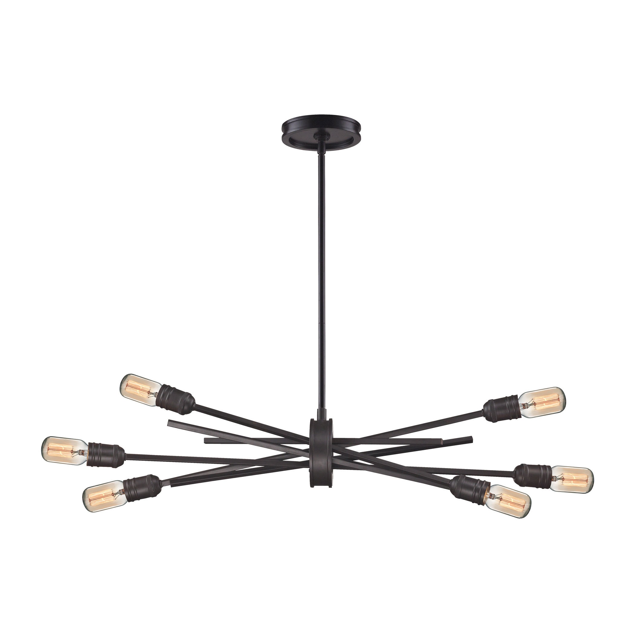 Elk Xenia 6-light Chandelier in Oil Rubbed Bronze (Oil Rubbed Bronze) - Chandeliers For Bedrooms by Overstock.com