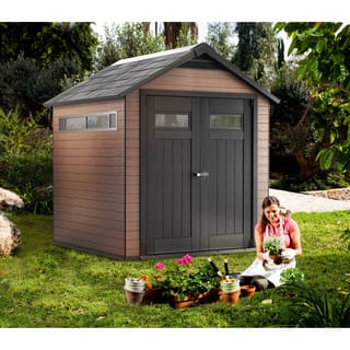 buy wood outdoor storage sheds boxes online at overstock com our