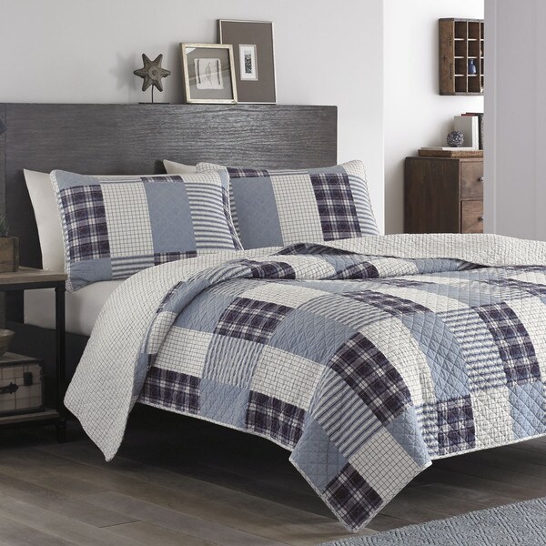 Eddie Bauer Camano Island Plum Quilt Set