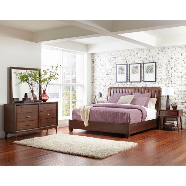 Shop Ryder King Size Leather Sleigh Bed Ships To Canada