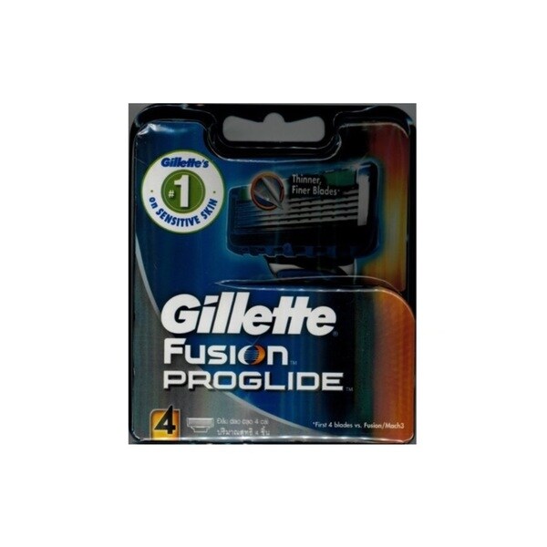 Shop Gillette Fusion Proglide 4-count Refill Cartridge Blades - Free ...