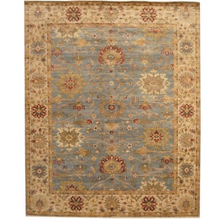 Unique One Of A Kind Area Rugs For Less Herat Oriental Indo Hand Knotted Tribal Oushak Wool Rug 8 X 10