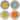 Certified International Valencia Dinner Plates (Set of 4)