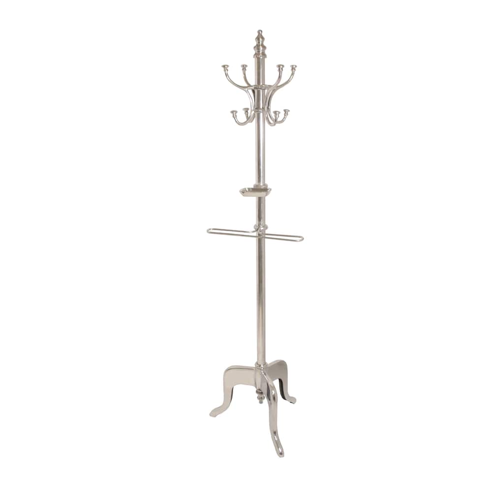 Urban Living Stainless Steel Aluminum 70-inch Coat Rack