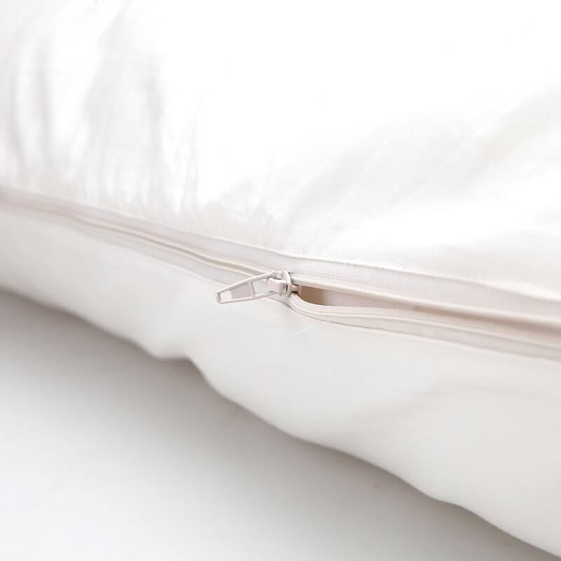 Cheer Collection White 26 x 26 Euro Square Pillow (Set of 2)