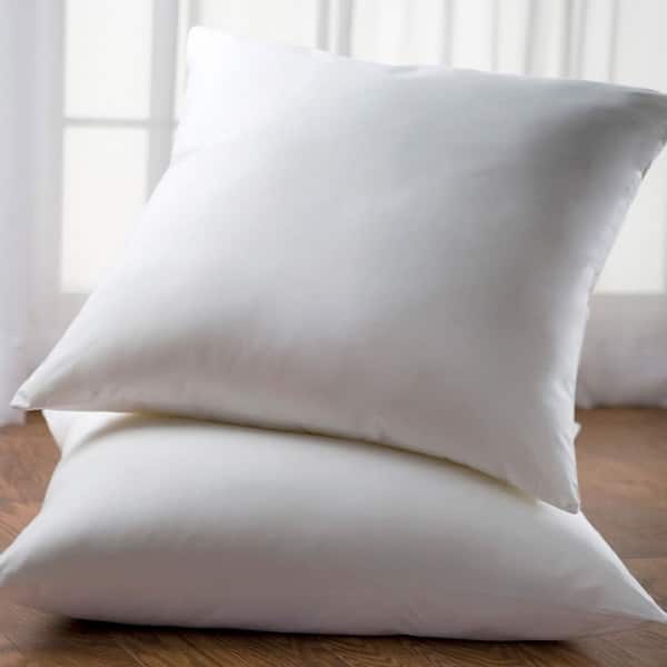 slide 2 of 6, Cheer Collection White 26 x 26 Euro Square Pillow (Set of 2)