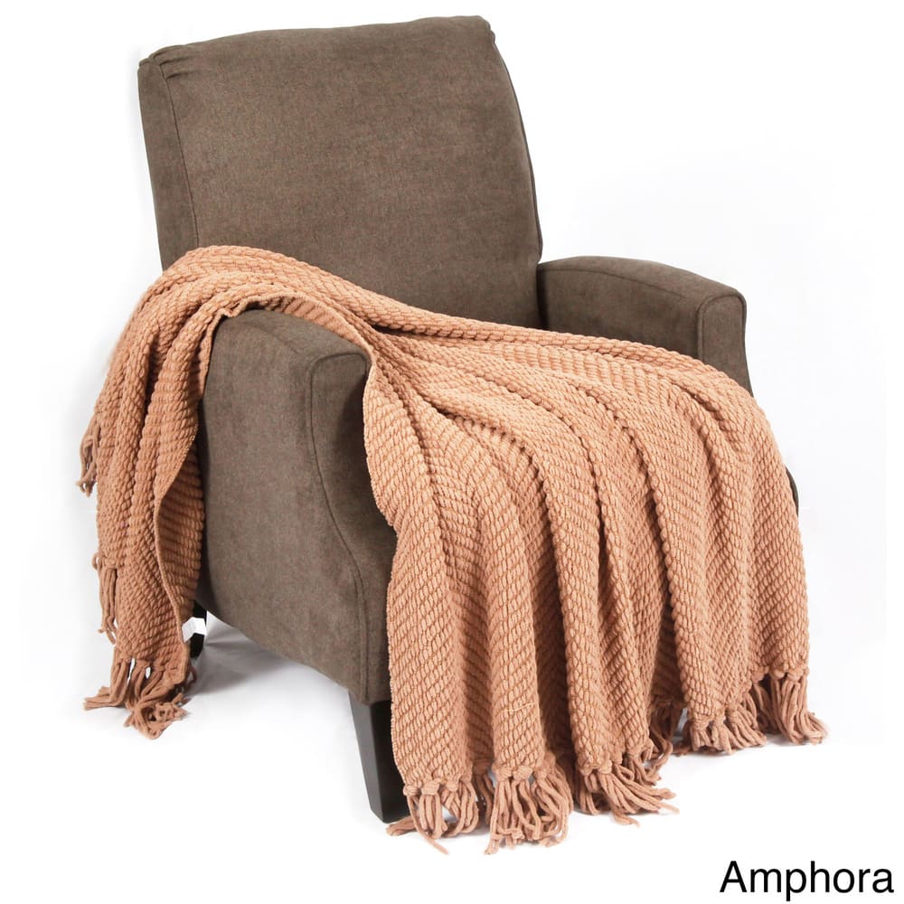 Knitted Tweed Couch Throw