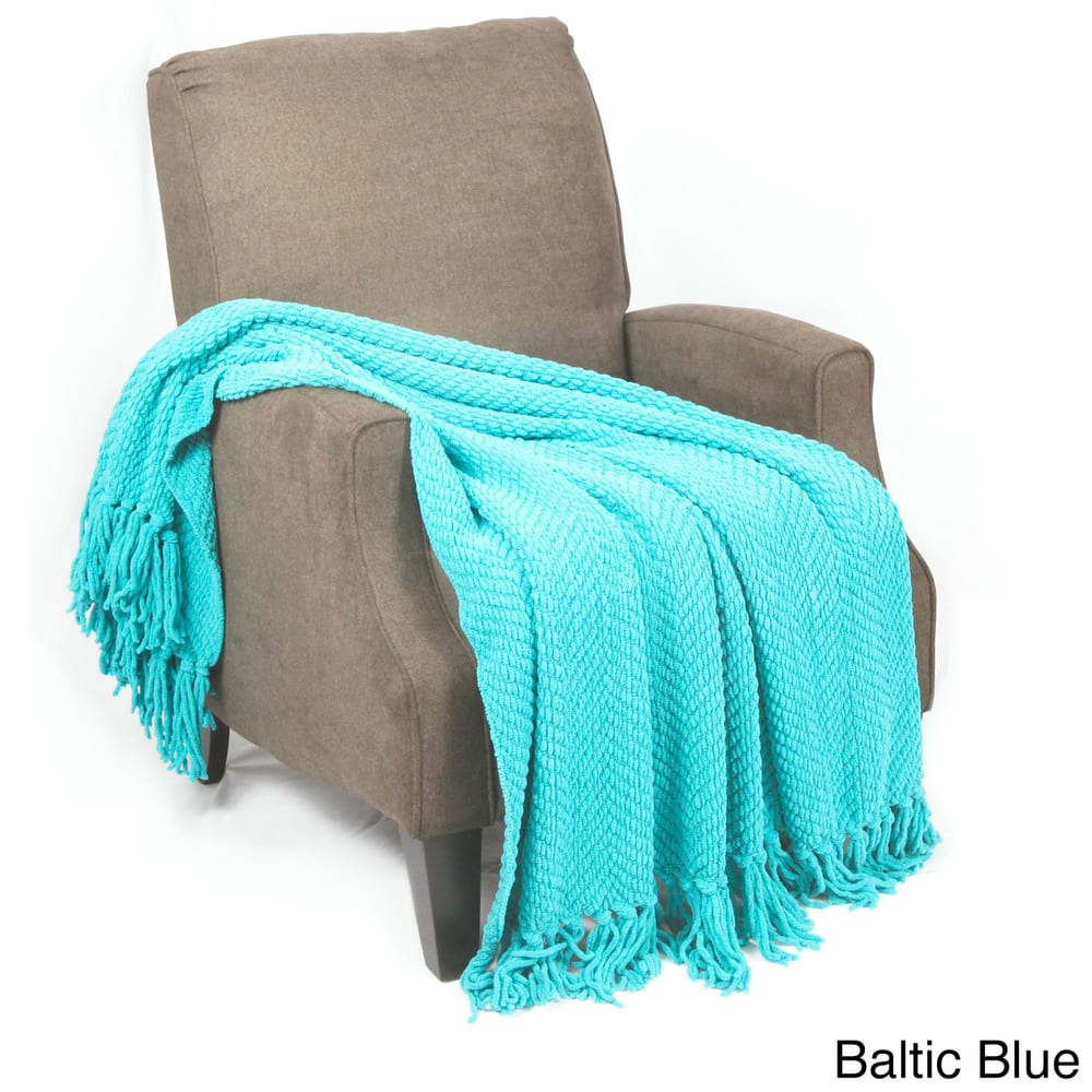 Knitted Tweed Couch Throw