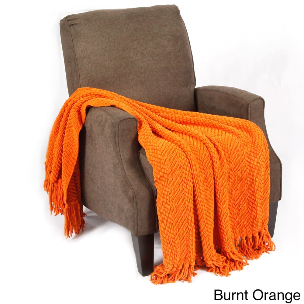 Knitted Tweed Couch Throw