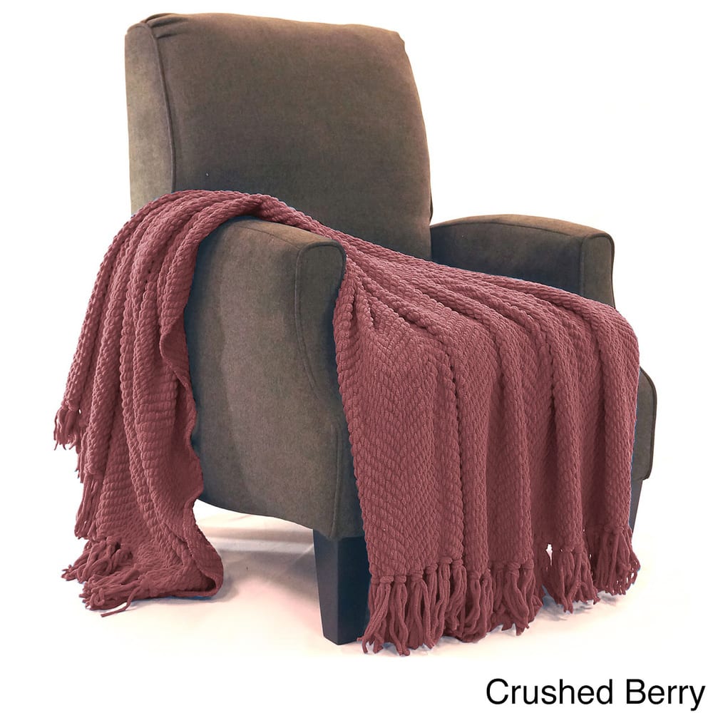 Knitted Tweed Couch Throw