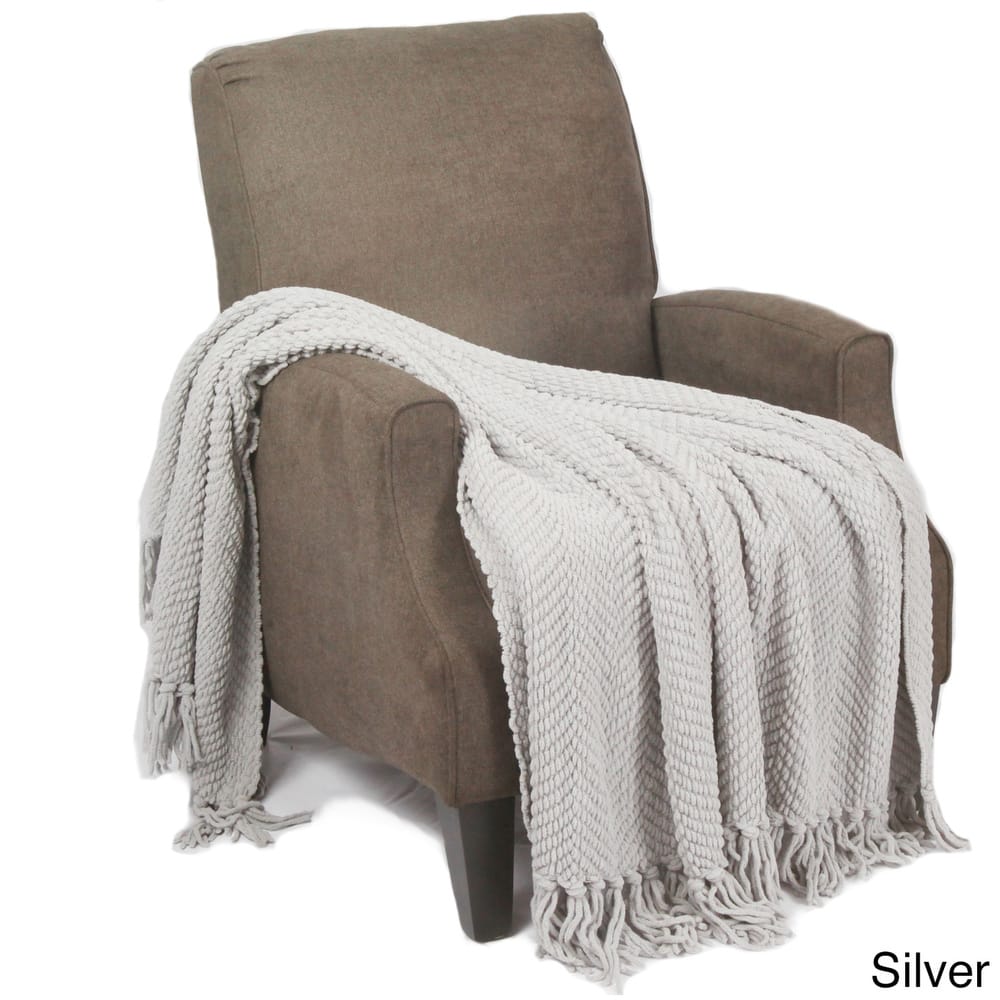 Knitted Tweed Couch Throw